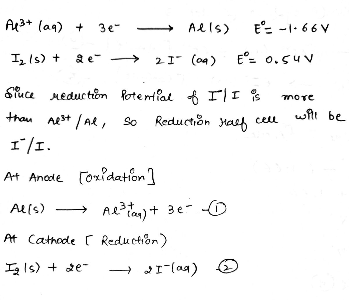 Chemistry homework question answer, step 1, image 1